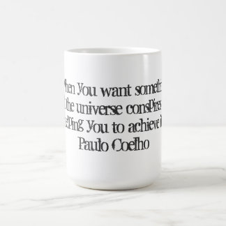 Mug with Paulo Coelho Quote