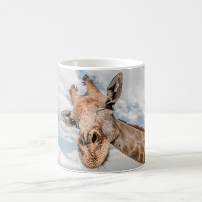 Mug with portrait of Giraffe. (Center)