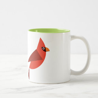 mug with red cardinal bird gift