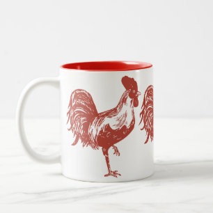 Mug with Red Rooster
