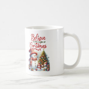 Mug with snowman Believe in the magic of Christmas