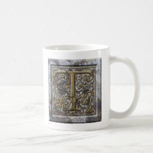 Mug with the initial “T"
