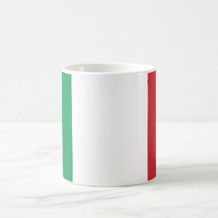 Mug with the Italian red and white flag.
