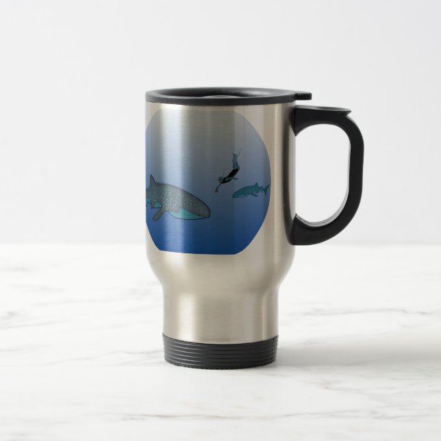 Mug with Whaleshark Illustration (Right)