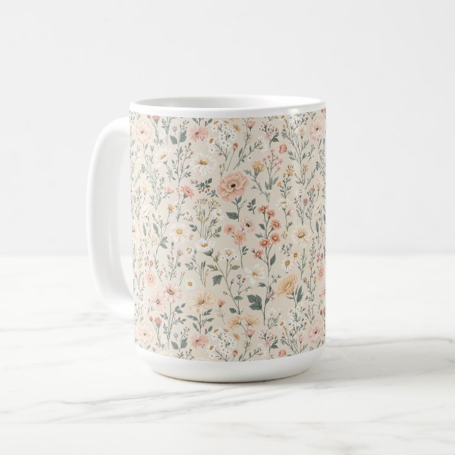 Mug with Wildflowers (Front Left)
