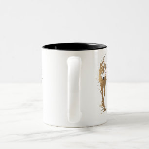 mug with wolf