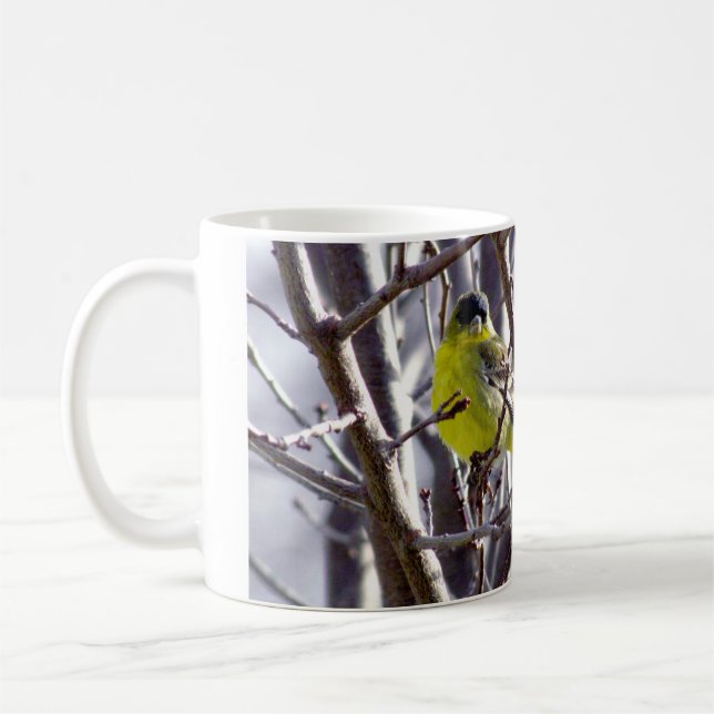 Mug - Yellow Bird in Bare Branches (Left)