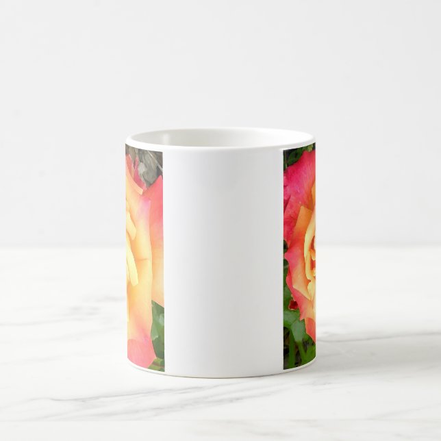 mug - Yellow Orange Rose (Center)