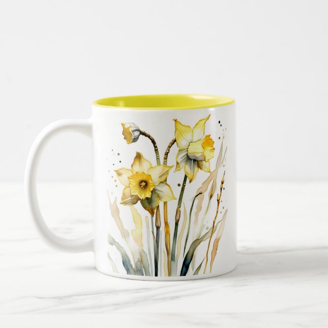 Mug . Yellow Roses  (Left)