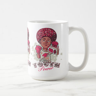 Mug – YOUTH Power Afro & Boombox Urban Design