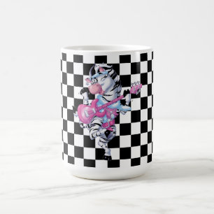 Mug/Zebra and Chequered Coffee Mug