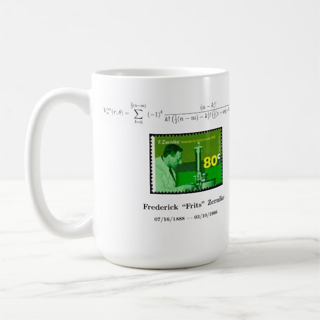 mug, Zernike disc polynomials Coffee Mug (Left)