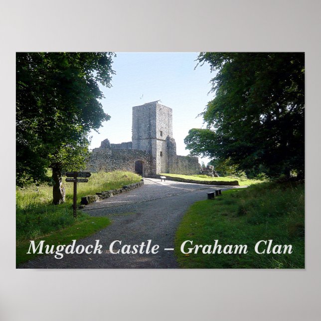 Mugdock Castle – Graham Clan Poster (Front)