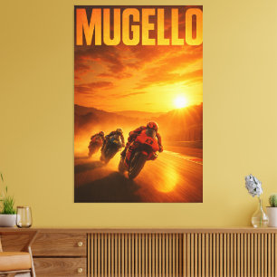 Mugello Circuit MotoGP Italian Grand Prix 2024 Tus Canvas Print