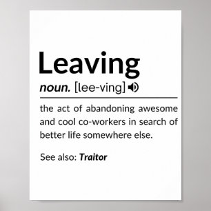 Mugfunny coworker leaving coffee mug poster