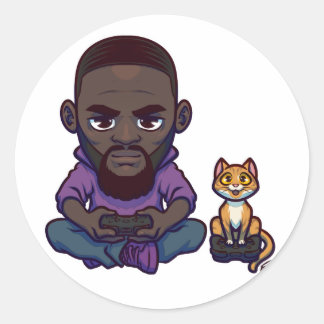 Muggah's x Panic Classic Round Sticker