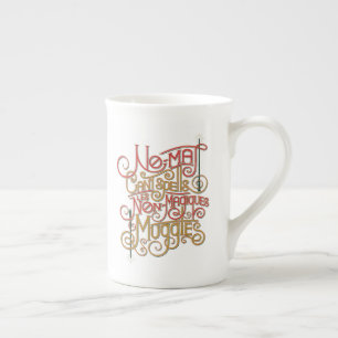 MUGGLE™ Localised Translations Graphic Bone China Mug