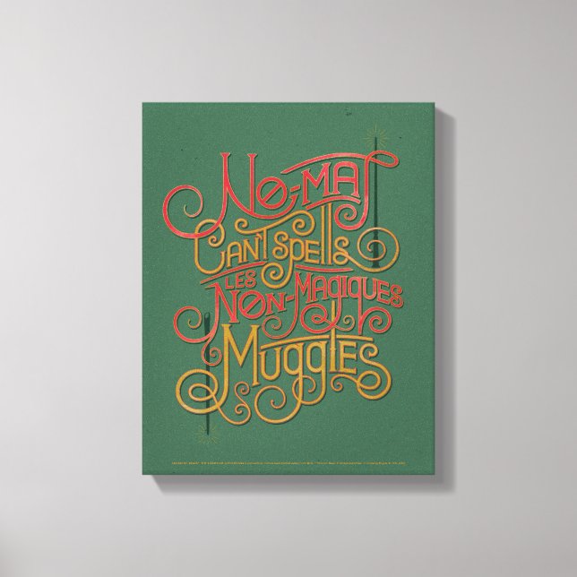 MUGGLE™ Localised Translations Graphic Canvas Print (Front)