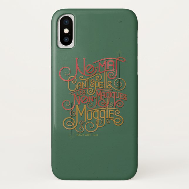 MUGGLE™ Localised Translations Graphic Case-Mate iPhone Case (Back)