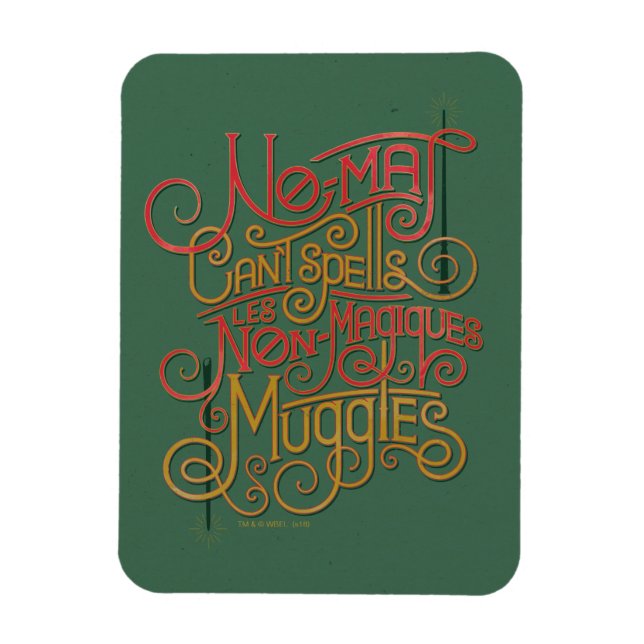 MUGGLE™ Localised Translations Graphic Magnet (Vertical)