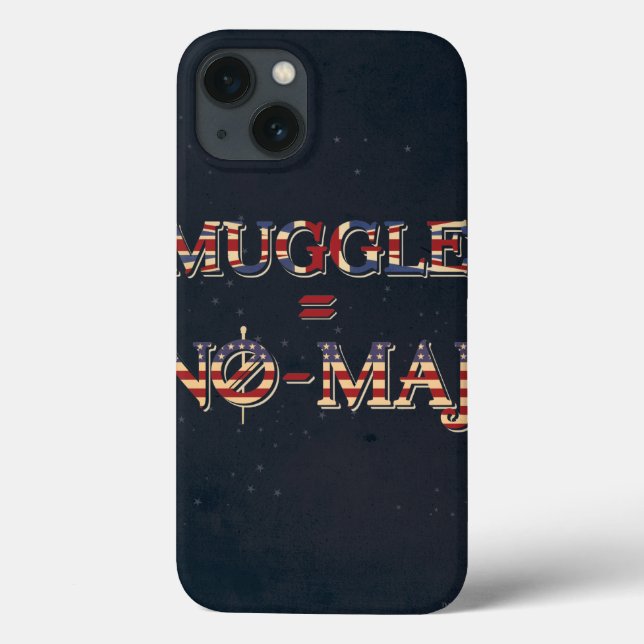 MUGGLE™ = NO-MAJ™ Case-Mate iPhone CASE (Back)