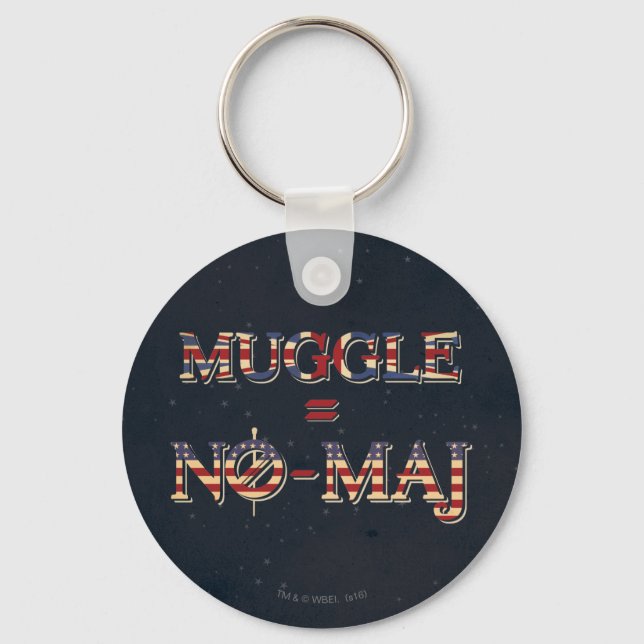 MUGGLE™ = NO-MAJ™ KEY RING (Front)