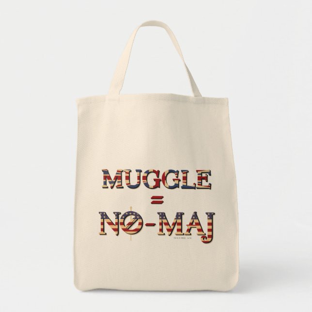 MUGGLE™ = NO-MAJ™ TOTE BAG (Front)