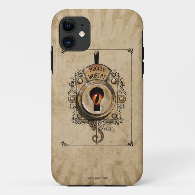 MUGGLE WORTHY™ Lock Case-Mate iPhone Case (Back)