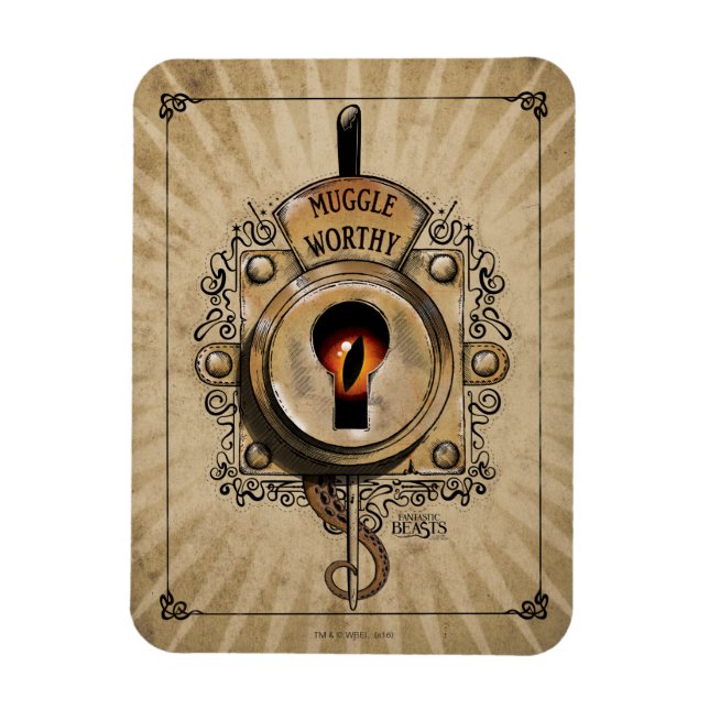 MUGGLE WORTHY™ Lock Magnet (Vertical)