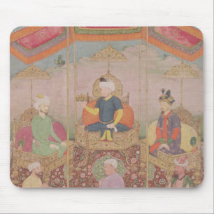 Mughal Emperor Babur and his son, Humayan Mouse Mat