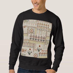 Mughal Floral Paisley: Ethnic Digital Elegance. Sweatshirt