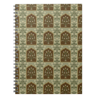 Mughal Floral Pattern Notebook