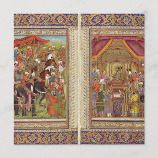 Mughal Indian India Islam Islamic Muslim Boho Art Invitation