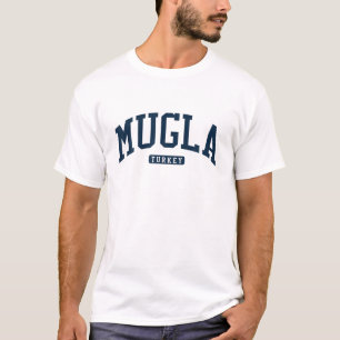 Mugla Turkey College University Style Navy T-Shirt