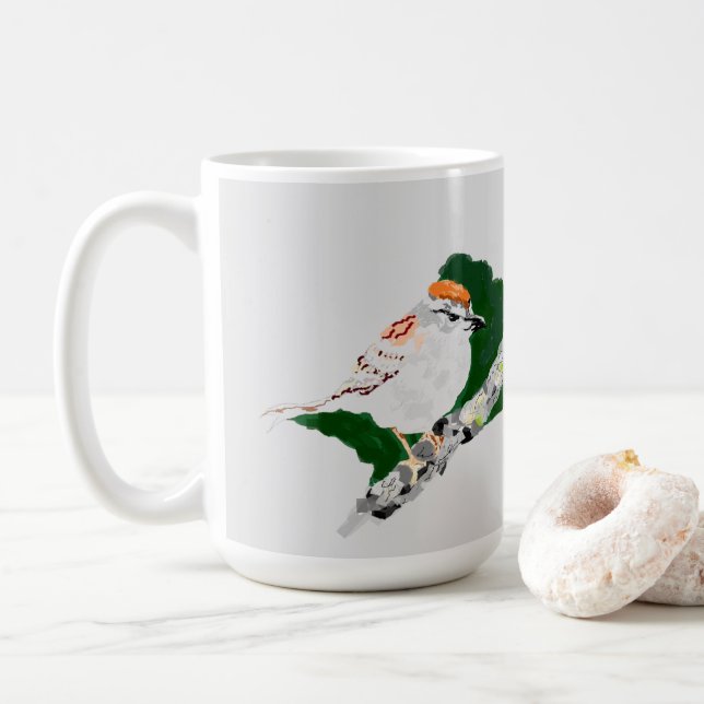 Mugs  : A Sparrow (With Donut)
