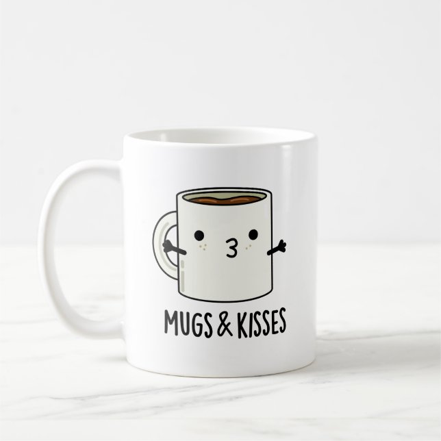 Mugs And Kisses Funny Mug Pun  (Left)