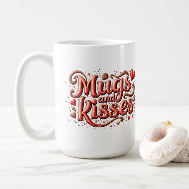 Mugs and Kisses Gift Mug (With Donut)
