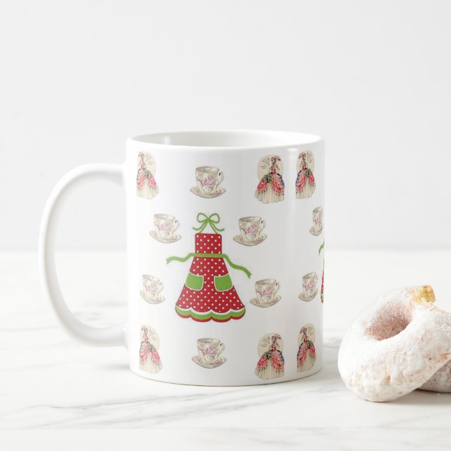 mugs breakfast coffee (With Donut)