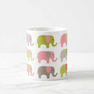 Mugs, Coffee Mugs, Office Mugs Colourful Elephants