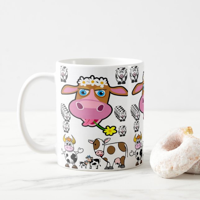 mugs cows (With Donut)