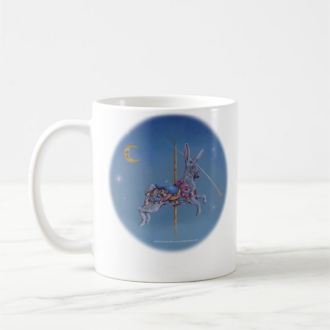Mugs, Cups - Carousel Rabbit (Left)