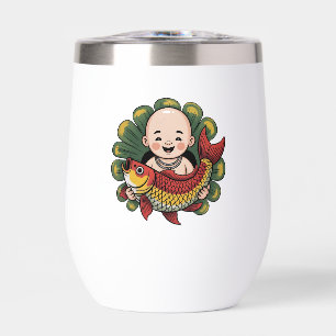Mugs & Cups   Chloe Baby – Cute Boy with Lucky Koi
