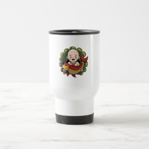 Mugs & Cups   Chloe Baby – Cute Boy with Lucky Koi