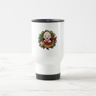 Mugs & Cups | Chloe Baby – Cute Boy with Lucky Koi