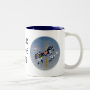 Mugs, Cups - Grey Mare Carousel Horse