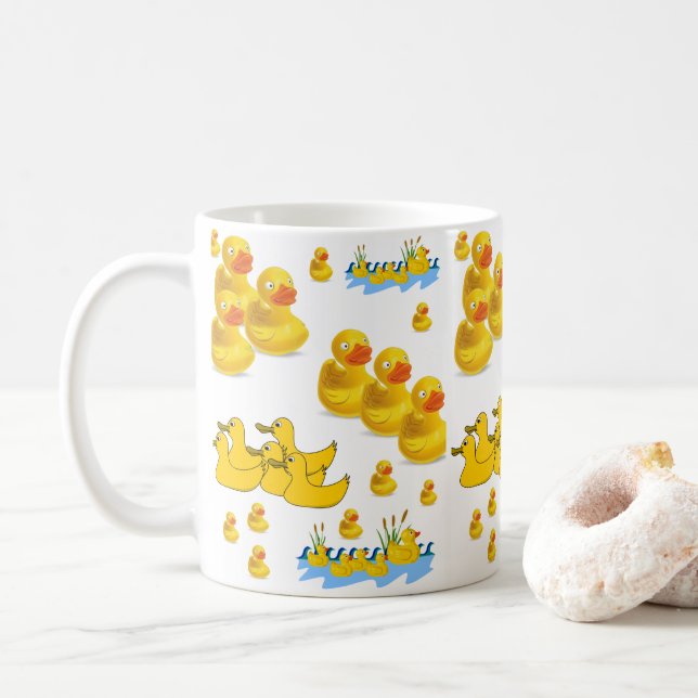 Mugs Ducks (With Donut)