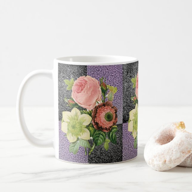 mugs flowers (With Donut)