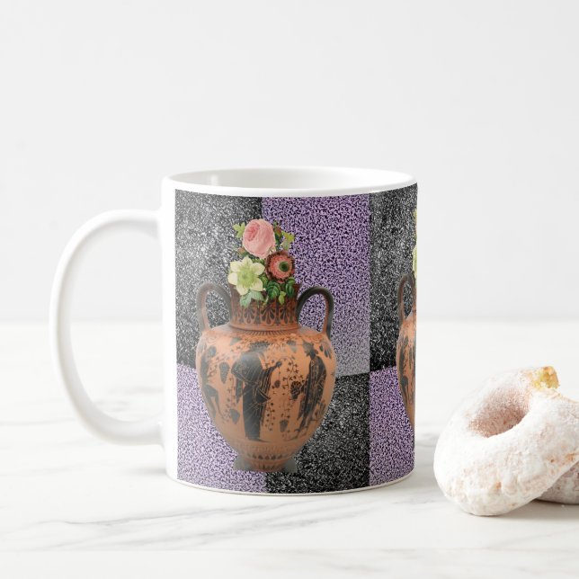 mugs flowers (With Donut)