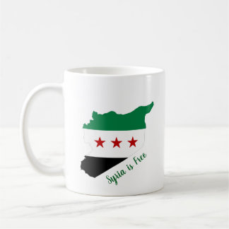 mugs - free syria map flag