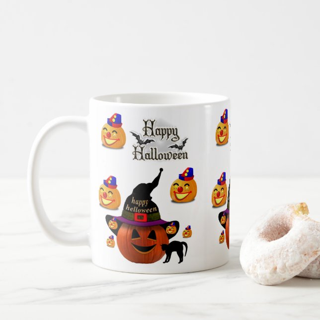 mugs halloween (With Donut)